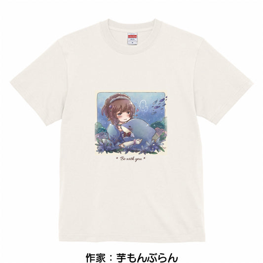 【人×イルカ】ハグTシャツ